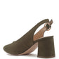 Dalia Solid Pointed Heeled Slingback Sandals