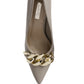 Fontana Link Chain Detail High Heel Pumps