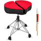 5Core Drum Throne Sponge Padded Guitar Stool Drummer Seat for Adults &