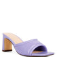 Celine Quilted Italian Block Heel Sandals