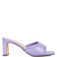 Celine Quilted Italian Block Heel Sandals