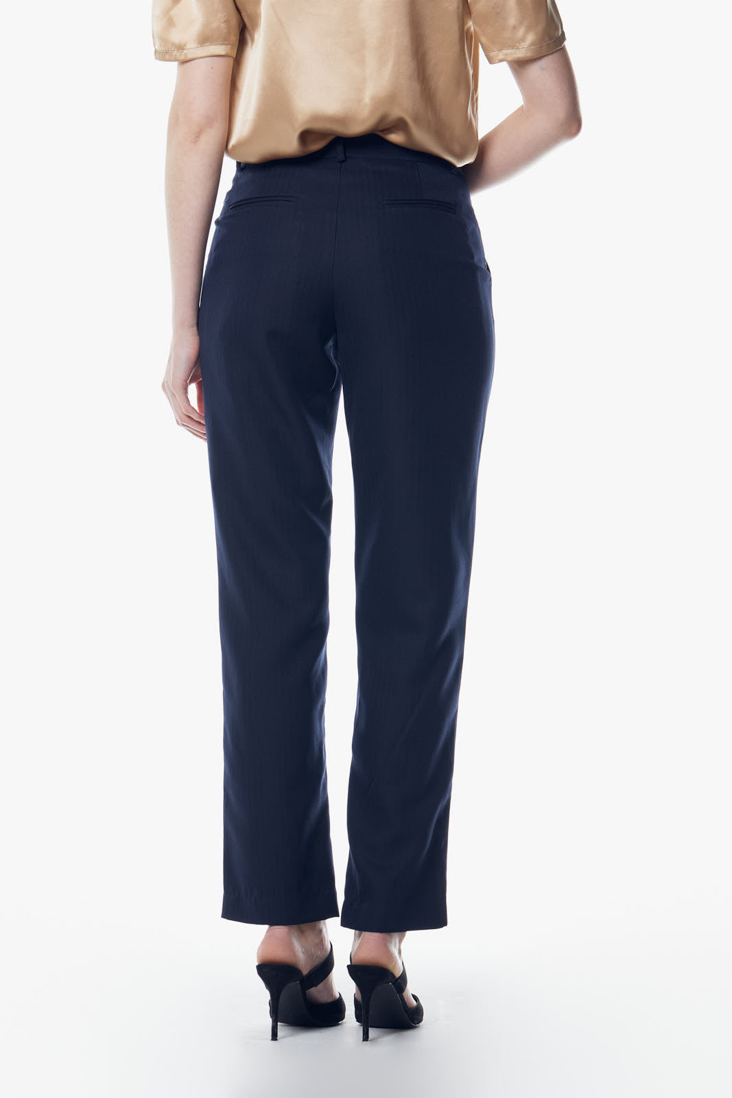 Tailoring Slim Pants in Navy Blue