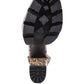 Rattle Snake Print Chunky High Block Heel Sandals