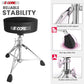 5Core Drum Throne Padded Guitar Stool Swivel Adjustable Drummer Seat