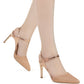 Sha Ankle Strap Slingback Stiletto Heel Sandals