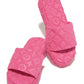 Fur Slippers for Women Flower Slides