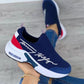 Casual Breathable Wedges Ladies Walking Sneakers Flat Women Shoes