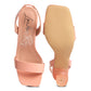 Clear Spool Heel Sandals