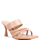 Chiri Criss Cross Strap Spool Heel Sandals