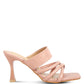 Chiri Criss Cross Strap Spool Heel Sandals