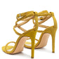 Sherri High Heeled Faux Suede Sandals