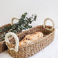 Savar Bread Basket with White Handle
