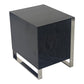 Black and Silver End Table