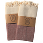 Diamond Turkish Cotton Kitchen / Hand Towel 2 pack 40x18 in