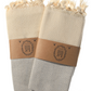 Diamond Turkish Cotton Kitchen / Hand Towel 2 pack 40x18 in