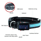 USB and Solar Charge Reflective Led Dog Collar