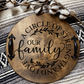 Our Family Wooden Serving Tray