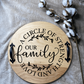 Our Family Wooden Serving Tray