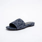 Women's Slippers yellow New Fabric Fashion Flat Sandals