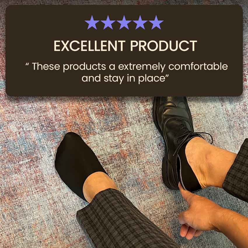 Secret High-cut No Show Socks | BLACK