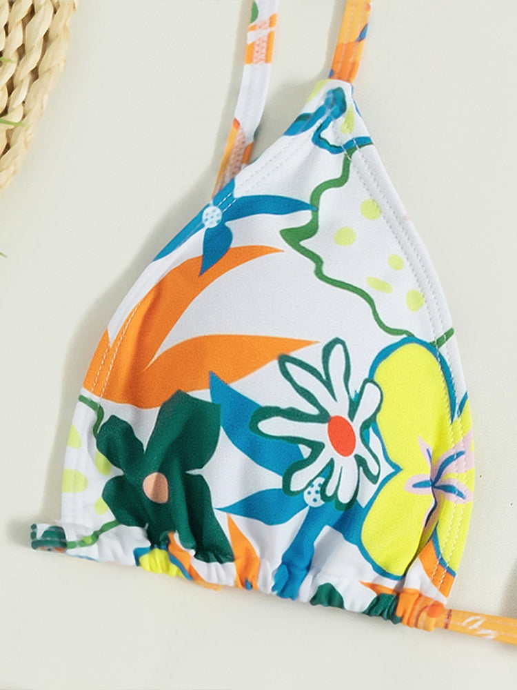 Floral Print Bathing Suits Swimwear