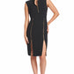 Just Zip It Dress - Sleeveless midi dress with exposed functional gold