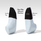 Ultra Thin Toe Cover Half Socks | Brown