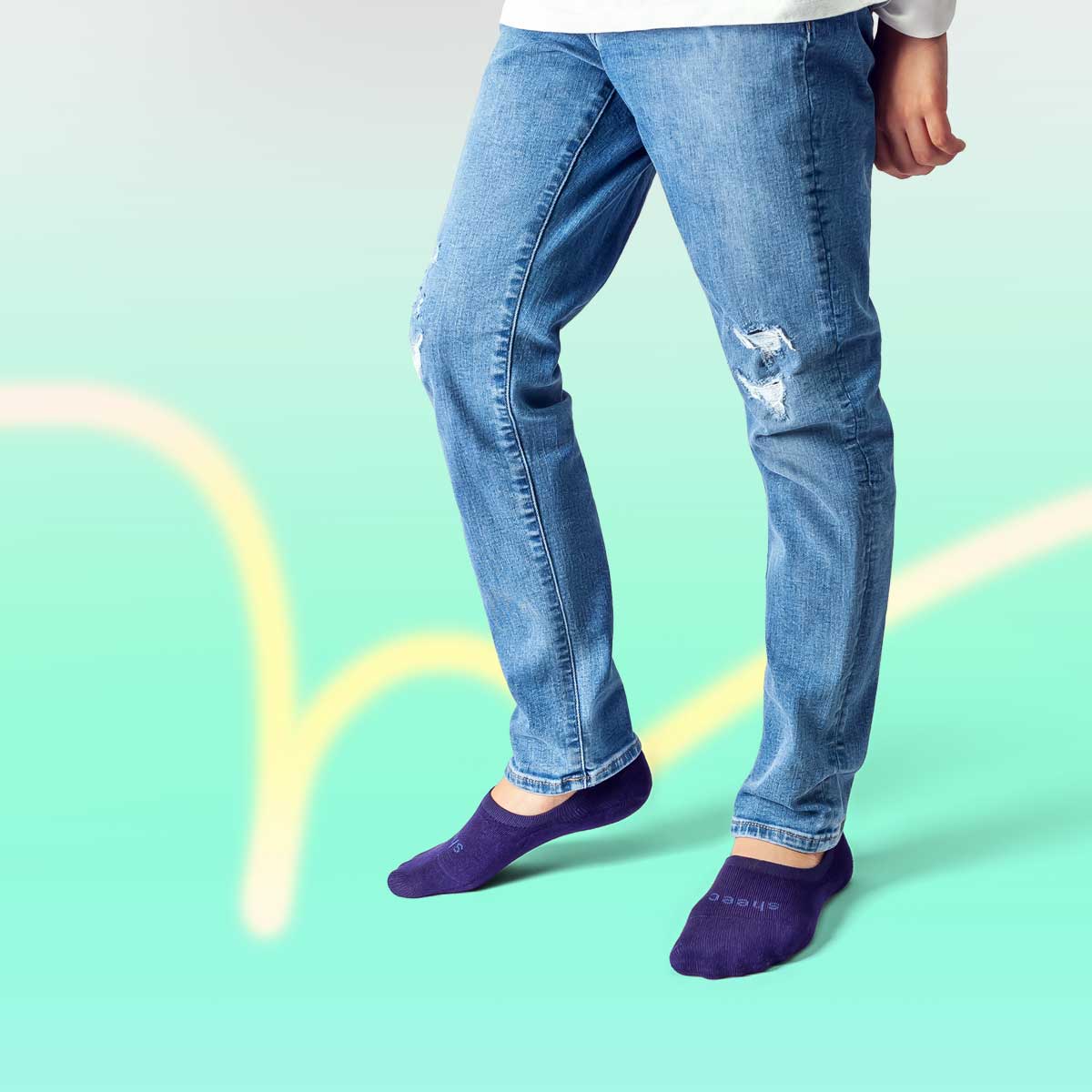 Active Mid-cut No Show Socks | INDIGO NAVY