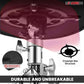 5Core Drum Throne Padded Guitar Stool Swivel Adjustable Drummer Seat