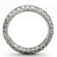 TK1225 - High polished (no plating) Stainless Steel Ring with AAA