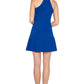 Taylor Dress - Flirty fit & flare racer neck dress with contrast