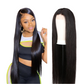 180% Density Full 4x4 Transparent Lace Front Straight Human Hair Wigs