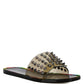 Bolly Punk Stud Clear Jelly Flats