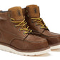 ROCKROOSTER Edgewood Men's 6 inch Brown steel toe waterproof wedge