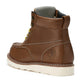 ROCKROOSTER Edgewood Men's 6 inch Brown steel toe waterproof wedge