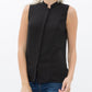 Women's Stand Collar Sleeveless Blouse