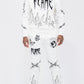 Chenille Flame Sweat Suit