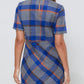 Buffalo Plaid Wool Blend Tee Dress