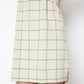 Window Pane Plaid High Low Sleeveless Dress