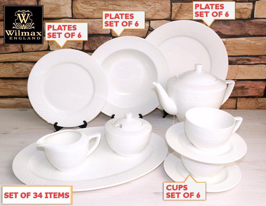 Julia Fine Dining 34 Piece Entertaining Set For 6