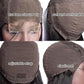 180% Density Full 4x4 Transparent Lace Front Straight Human Hair Wigs