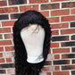 180% Density Full 4x4 Transparent Lace Front Jerry Curl Human Hair Wig