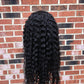 180% Density Full 4x4 Transparent Lace Front Jerry Curl Human Hair Wig