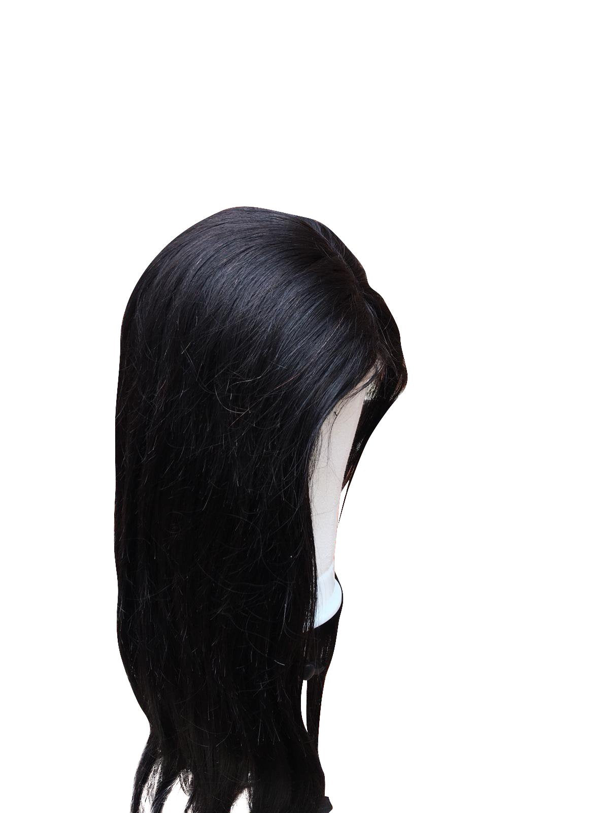 180% Density Full 2x6 Transparent Lace Front Straight Human Hair Wigs - Walbiz.com