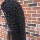 180% Density Full 4x4 Transparent Lace Front Jerry Curl Human Hair Wig