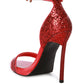 Straight Fire High Heel Glitter Stilettos