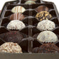 Gourmet Chocolate Truffle Gift Box – 12 Handcrafted Truffles in Wine