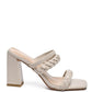 Arnie Braided Straps Block Heeled Sandals