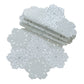 XD10816 Shimmer Snowflake Doilies, Set of 4