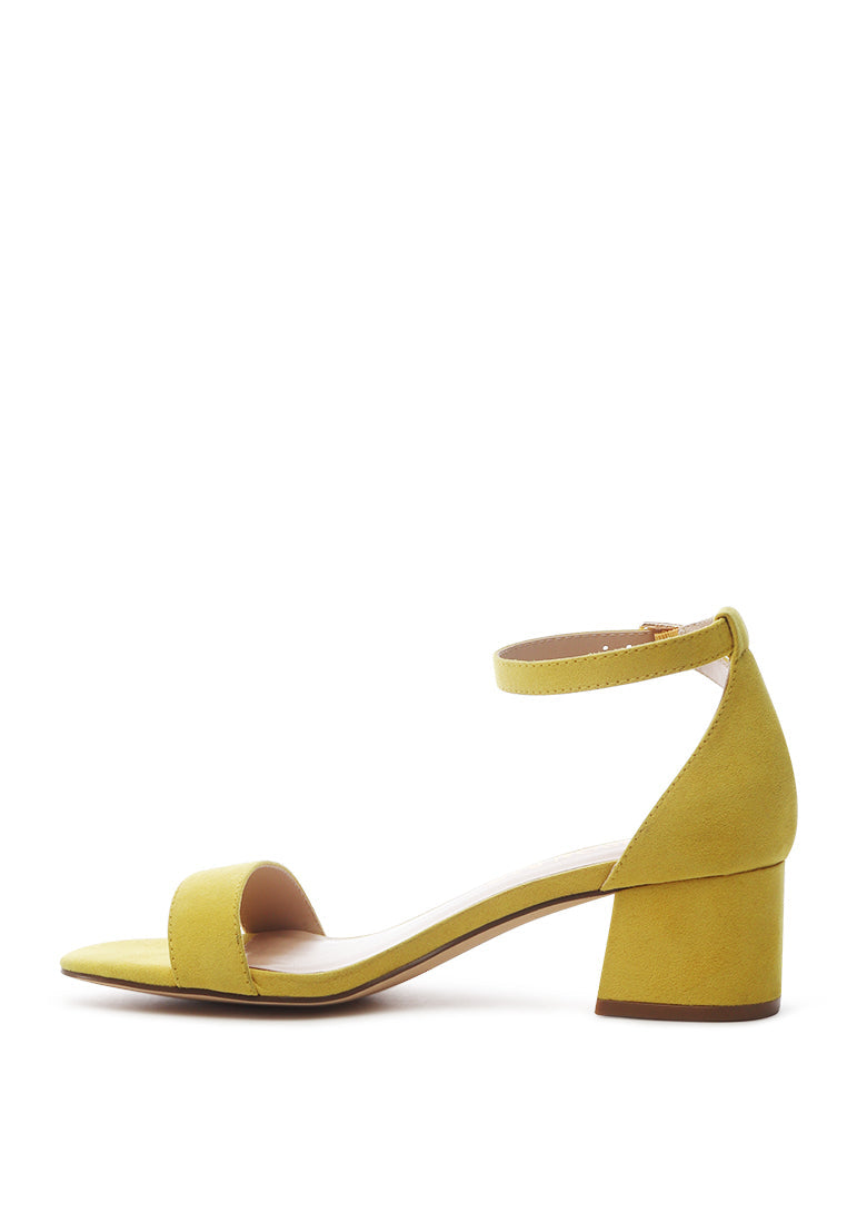 Ecrin Suede Block Heel Sandals